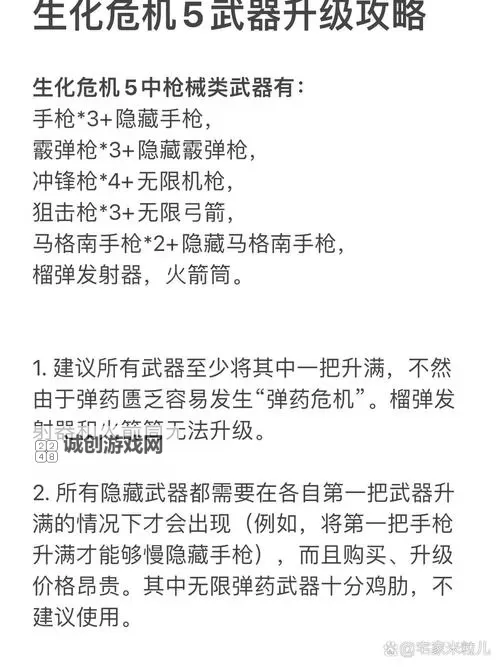 生化危机5最强武器全解析:最佳装备推荐与使用指南图1