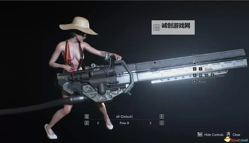 生化危机3泳装被咬肚子：危机中的惊险一幕图1