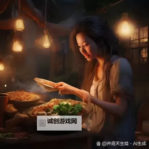 媛媛和老赵在厨房做出美味佳肴的温馨时光图1