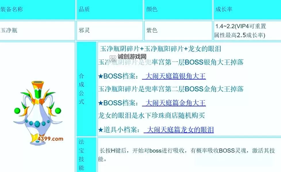 造梦西游3法宝的属性有什么用:详解升阶与战斗优势图2