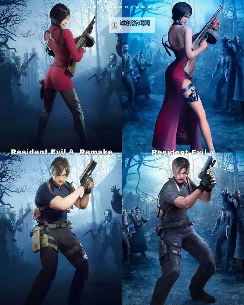 生化危机里昂与阿什莉：危机中的生死守护图1