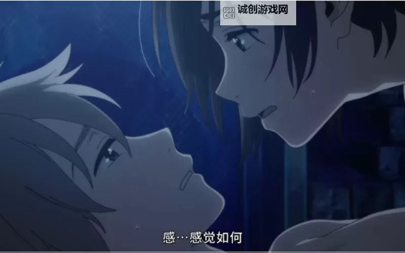 一男一女的打扑克动漫:深情对决中的微笑与凝望图1