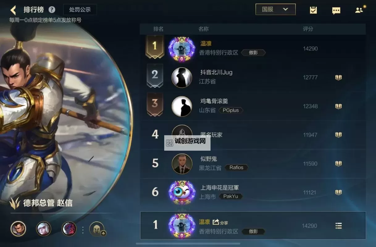 手游暴击流赵信出装攻略:打造高爆发暴击流的最佳装备方案图1