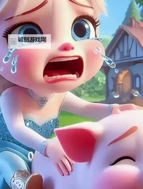 猪第一次见到雪太兴奋:一场冰雪奇遇记图1