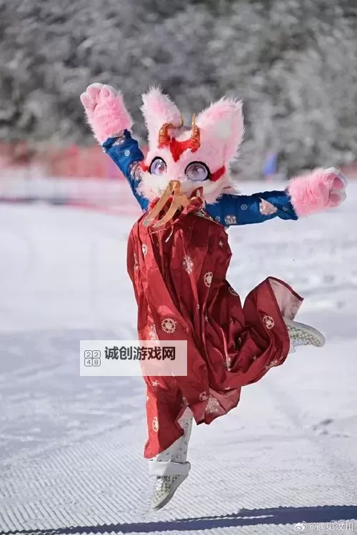 猪第一次见到雪太兴奋:一场冰雪奇遇记图2