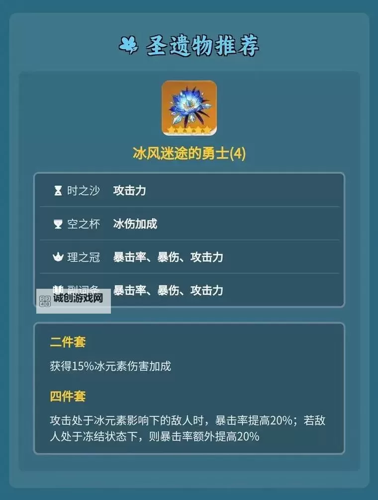 《原神》神里绫华天赋分析及圣遗物武器推荐 3.5神里绫华怎么配队图1