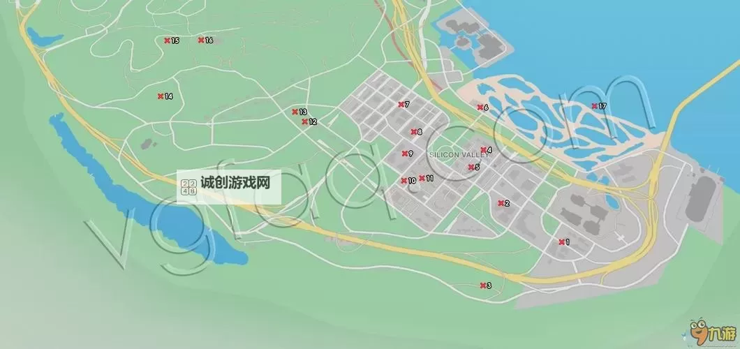 《看门狗2》全隐藏车辆地图位置详解 隐藏车辆在哪图1