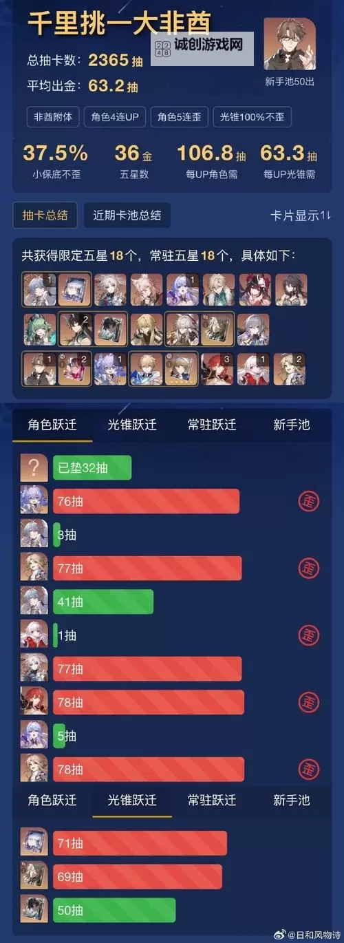 《崩坏星穹铁道》1.1全星琼获取数量汇总图1