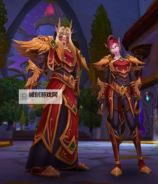 《魔兽世界》血精灵传承护甲外观欣赏图1