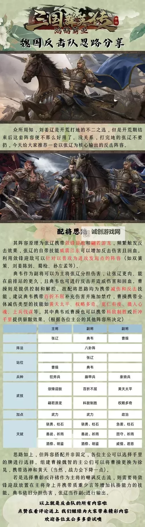 《三国群英传鸿鹄霸业》魏国装备解析!图1