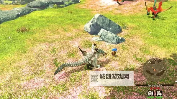 《怪物猎人物语2破灭之翼》木桶艾露猫固定刷新点图示图1