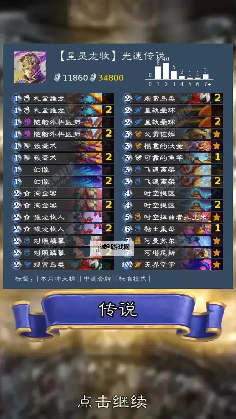 《炉石传说》星灵冲锋牧卡组分享图1