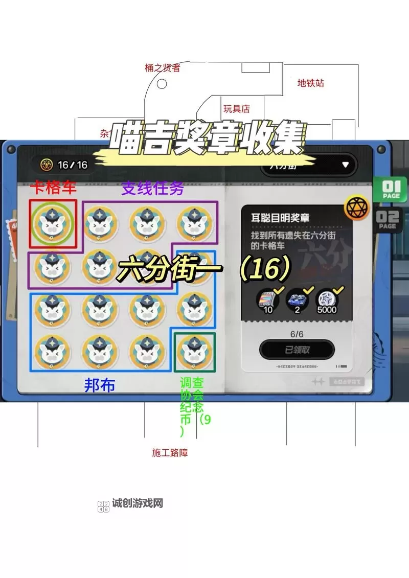 《绝区零》1.1再建丽都喵吉奖章收集攻略图1