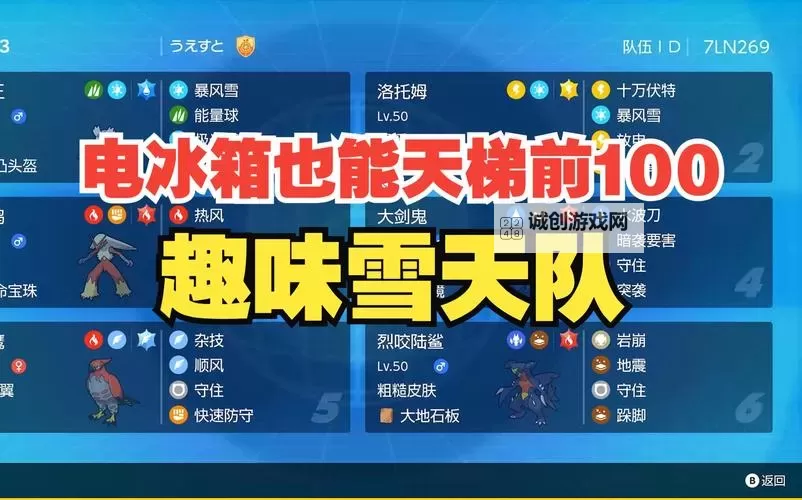 《宝可梦剑盾》S8双打多多冰加棉花队伍推荐图1