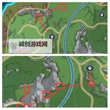 《原神》4.0萃凝晶收集路线推荐图1