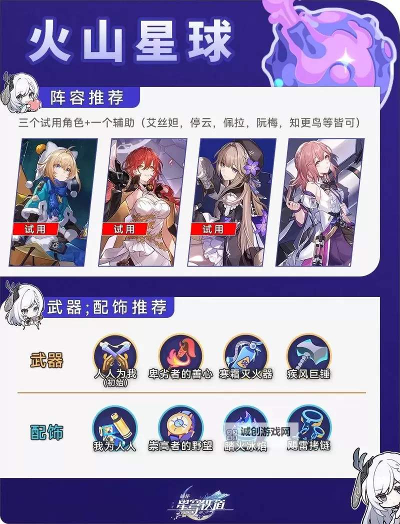 《崩坏星穹铁道》银河球棒侠传说第一关火山星球攻略图1