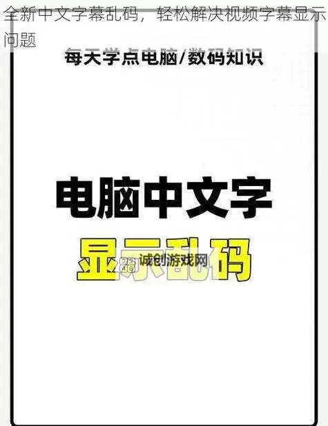 解决方案：中文字幕导入是乱码的问题与排查方法图1