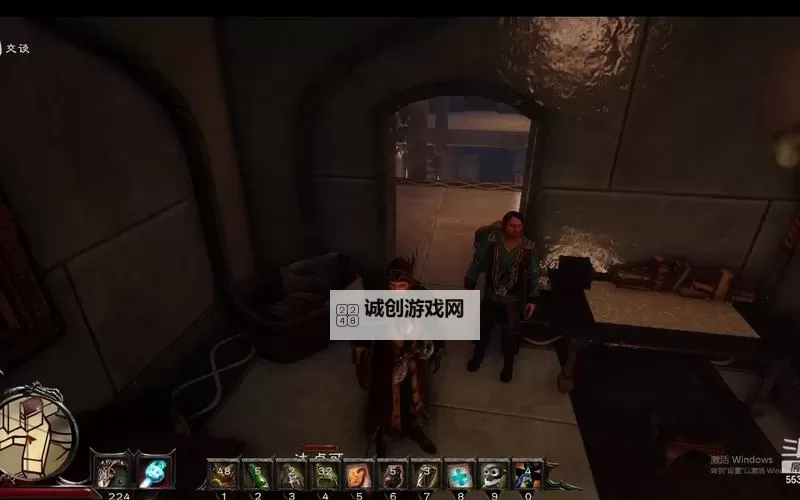 崛起3:泰坦之王 开幕神庙前废墟隐秘保险箱打开方法图1