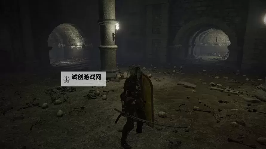 《艾尔登法环》巨人战争的英雄墓地跑图攻略图1