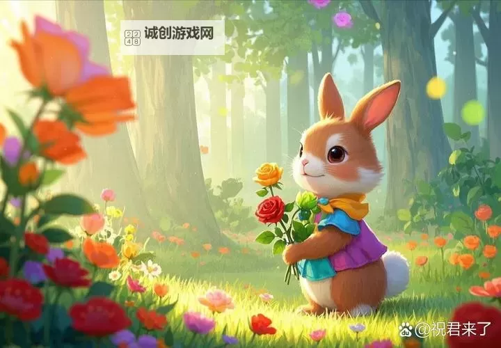 抓住鹿角小飞兔：童话中的奇幻冒险之旅图2