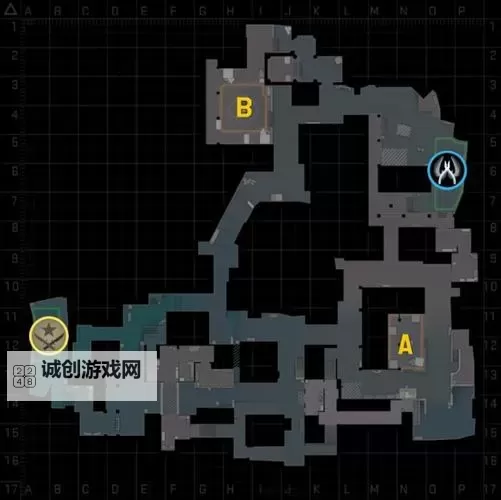 《CS2》炼狱小镇基本道具投掷教学图1