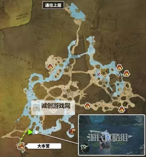 《怪物猎人荒野》天堑沙原钓鱼点位置地图及可钓鱼类一览图2