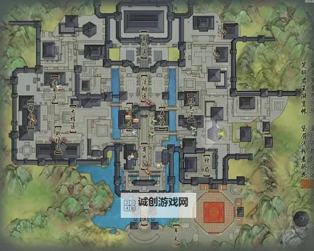 《墨武侠》门派领地攻略:门派内各建筑功能介绍!图1