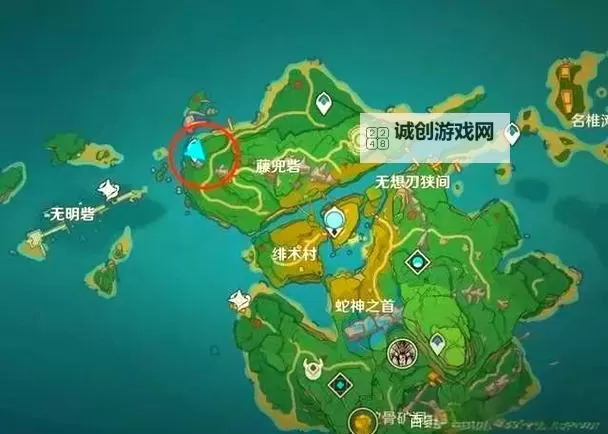 《原神》鹤观岛兽境之狼击杀路线分享图1