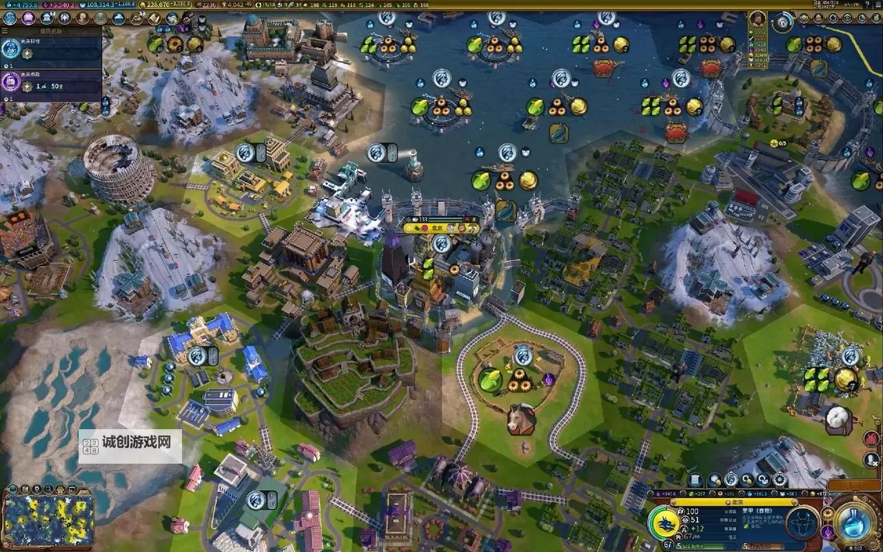 《文明6》最高特效画面对比与设置图解 文明6画面怎么样图1