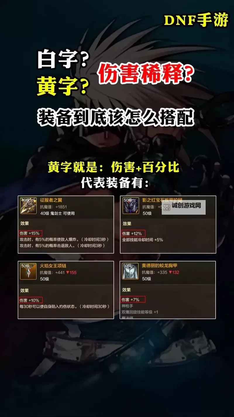 《地下城与勇士手游(DNF手游)》附加伤害计算方法 白字增伤公式图1