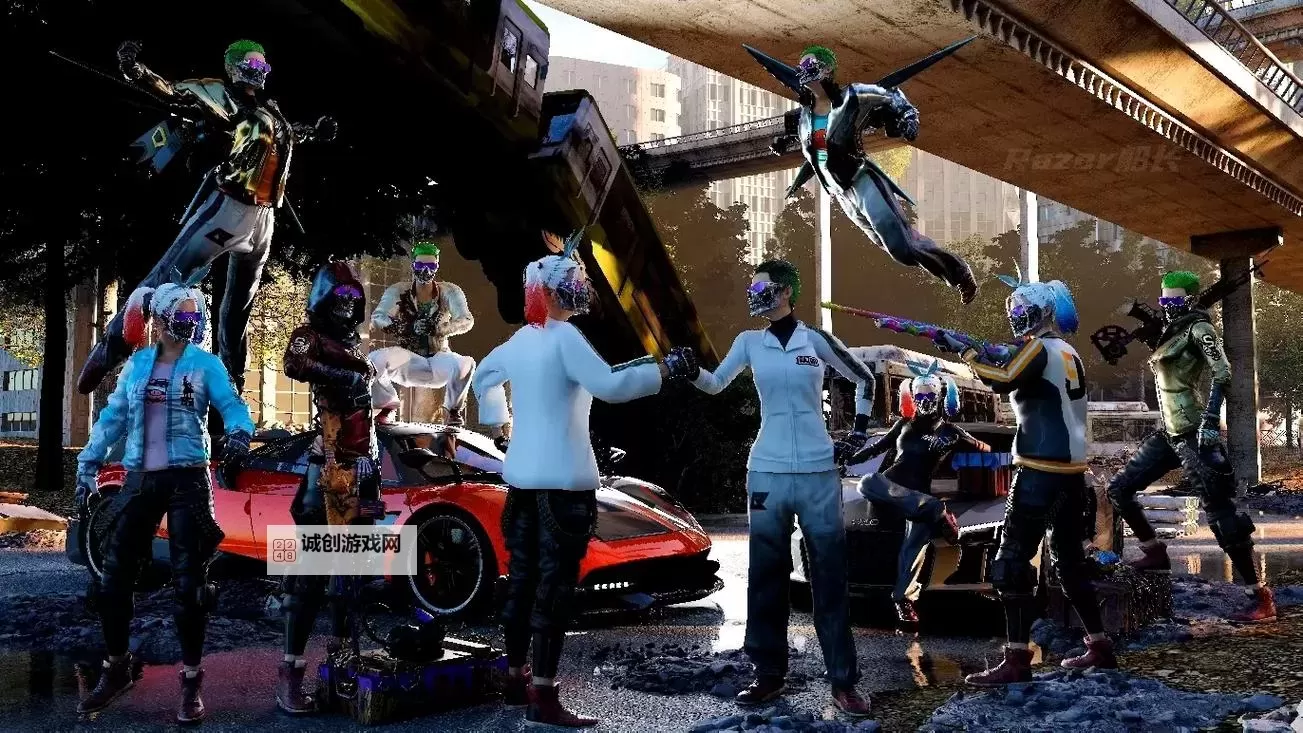 《绝地求生大逃杀》守望先锋美国队长Seagull吃鸡精彩镜头图1