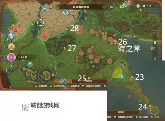 《幻想生活i》无垠大陆全区域重要点位整理 木叶灵、惊魂器与祠堂位置标注图1