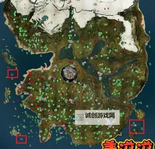 《森林》1.0道具位置地图图1