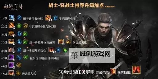 《命运方舟》狂战加点刻印推荐 狂战卡片怎么选择图1