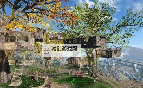 《辐射4》白鹭码头房屋建造图文介绍与欣赏 白鹭码头房屋建造一览图1