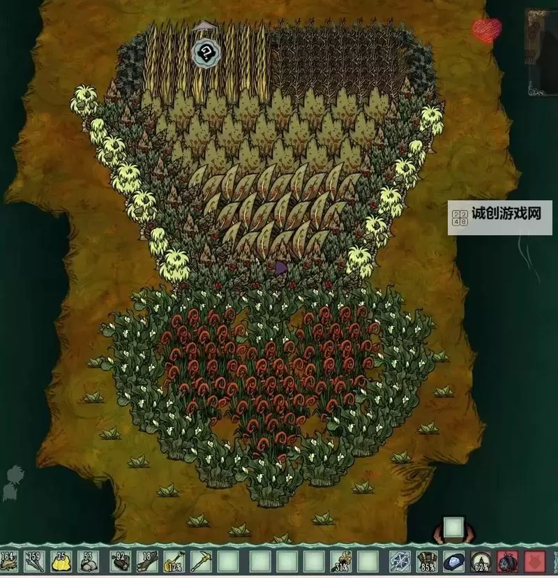 《饥荒》海难大型豪华基地布局鉴赏 饥荒海难养殖型基地布局分享图1