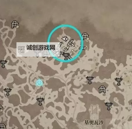 《暗黑破坏神4》破碎群峰地牢位置一览 破碎群峰地牢在哪图1