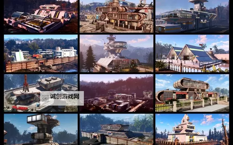 《辐射4》豪华河岸旅馆建筑展示图1