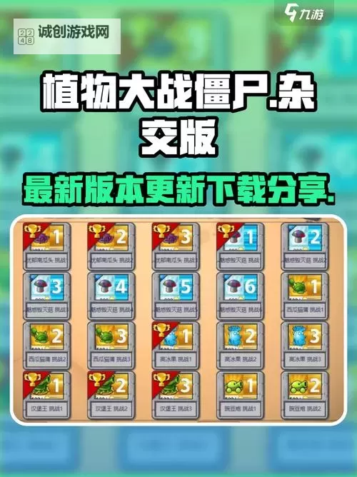 《植物大战僵尸杂交版》2.088版植物排行榜与改动一览图1