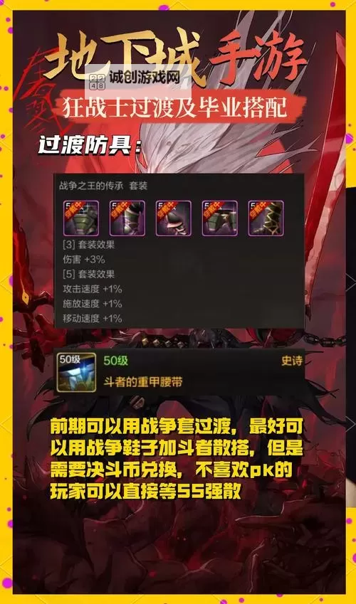 DNF手游《地下城与勇士:起源》狂战士极限伤害新搭配!图1