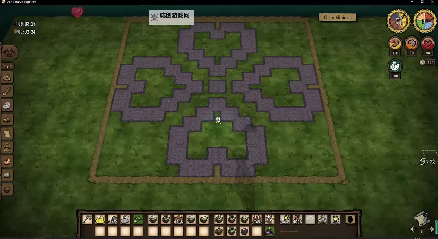 《饥荒》海难大型豪华基地布局鉴赏 饥荒海难养殖型基地布局分享图1